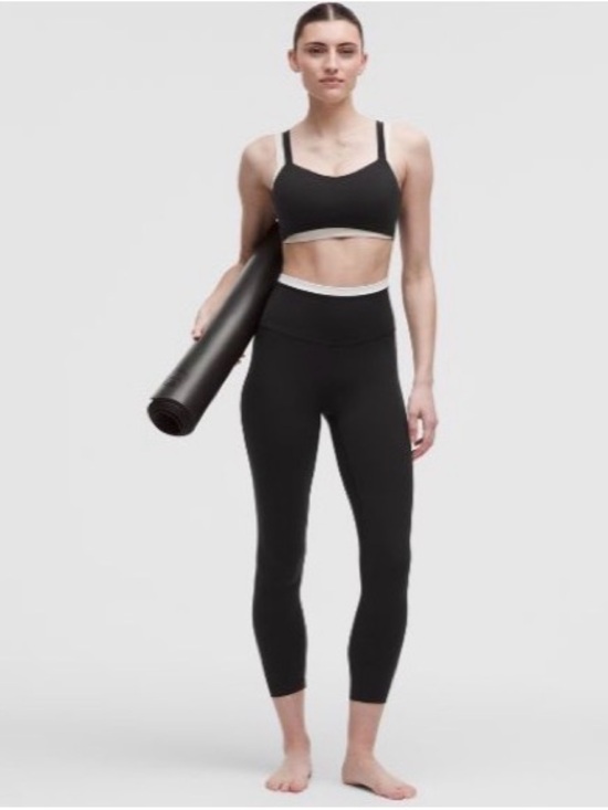 lululemon athletica Pants - lululemon Super High-Rise Black 25’ pant *trim
